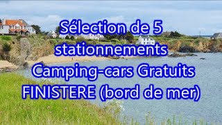 sélection de 5 stationnements gratuit dans le Finistère 29