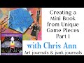 Creating a Mini Book from Unique Game Pieces Part 1