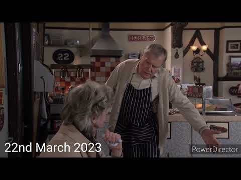 Coronation Street - Roy Fears Cerberus May Have Eat Eccles Cake On The Floor (20-22/3/23)