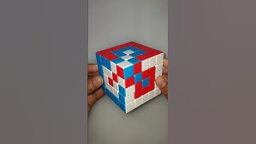 Twisted Chicken Feet Pattern on 5x5 Cube