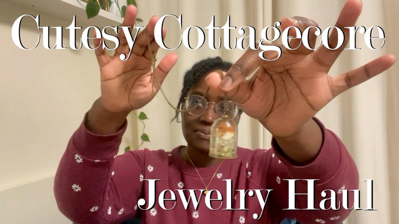 Peak Floral Obsession | Cutesy Cottagecore Jewelry Haul | Etsy | Goodwill | Thrifted