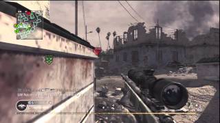 COD 4 Sniping Gameplay - Quickscopes & No Scopes