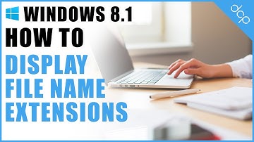 How to display file name extensions on Windows 8.1 Tutorial