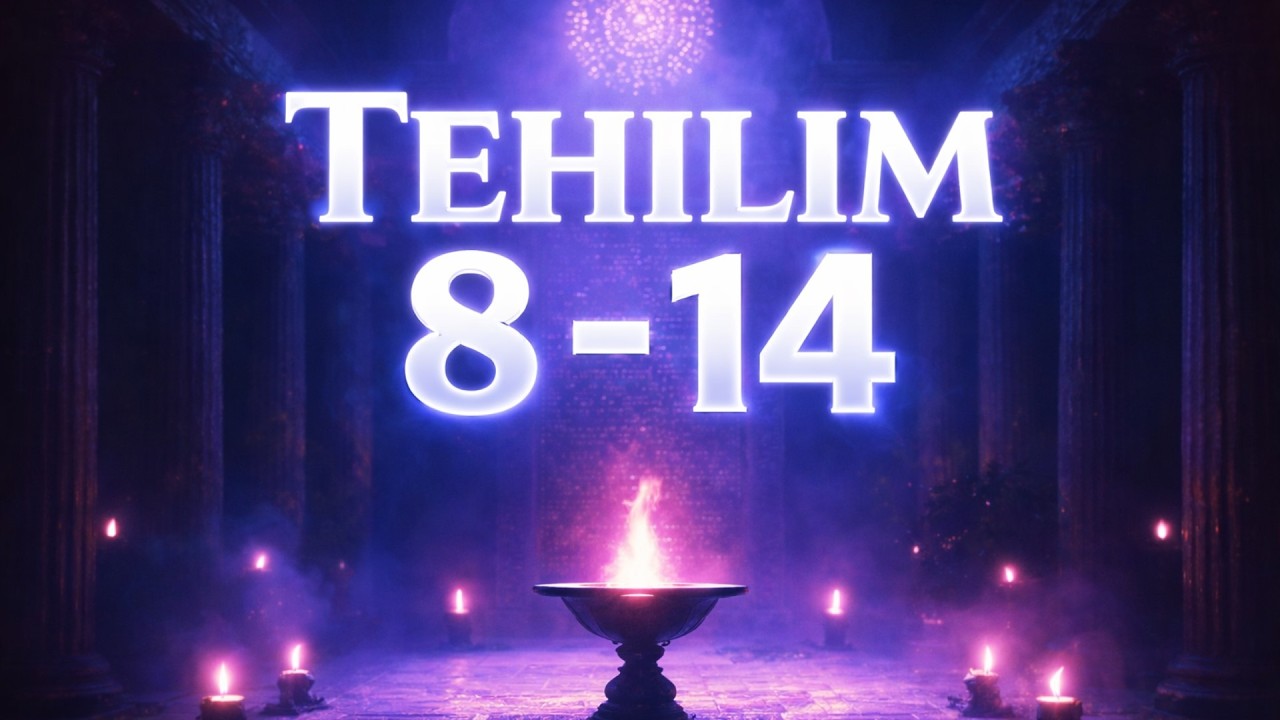 7 Tehilim Sacrés (8–14) - Psaumes hébreu ancien chantés avec phonétique rabbinique (Vol. 2)