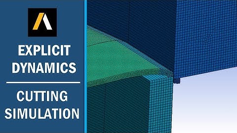Ansys Workbench | Explicit Dynamics | Simulation of a cutting machine