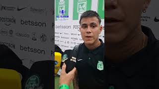 Hablamos con Nicolás Rodríguez en la zona Mixta del Atanasio,después del juego Nal 3 vs Tolima 1.