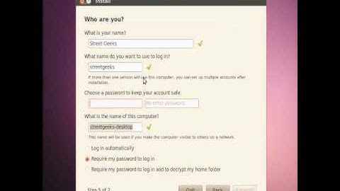 Street Geeks: Installing Ubuntu 10.04 Desktop Edition