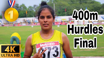 400m Hurdles Final | 19th Federation Cup Junior Athletics Championship 2021 War Hero Stadium Sangrur