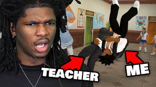 The Most Chaotic School Simulator Where Everyone Fights You?! (Old School) #1 screenshot 2