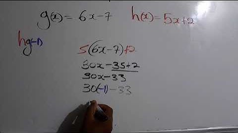 Composite Function Part  2