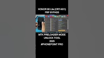 Honor 90 Lite FRP Bypass new 2025 unlock tool MTK Preloader mode one click instant.