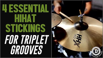 HIHAT ACCENT STICKING Drum Lesson w/ "ROSANNA" Kick Pattern//Jeff Bowders–DRUM DISCIPLINE ACADEMY