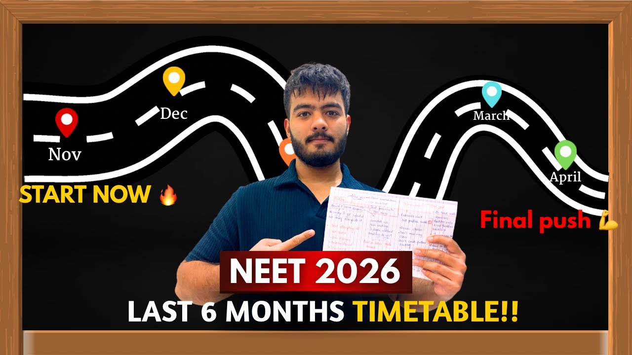 My last 6 months Strategy for NEET 2026 📚 |@PW-NEETWallah #pw #allen # ...