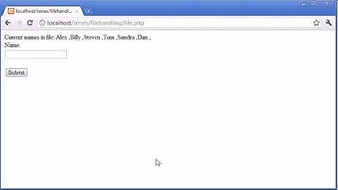 Beginner PHP Tutorial 78 File Handling  Reading a File