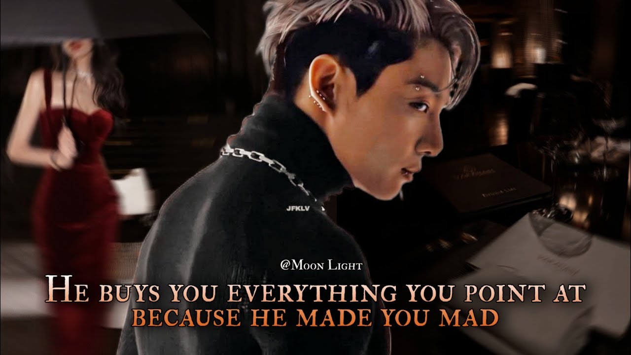Он покупает тебе всё, на что ты указываешь, потому что он тебя разозлил — ваншот Чонгука