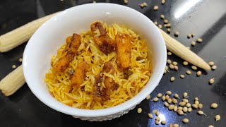 #BabycornBiryani #Babycorncorianderrice || #Biryani || Babycorn coriander Rice|| Lunchbox recipe