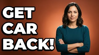 How Do I Get An Impounded Car Back?