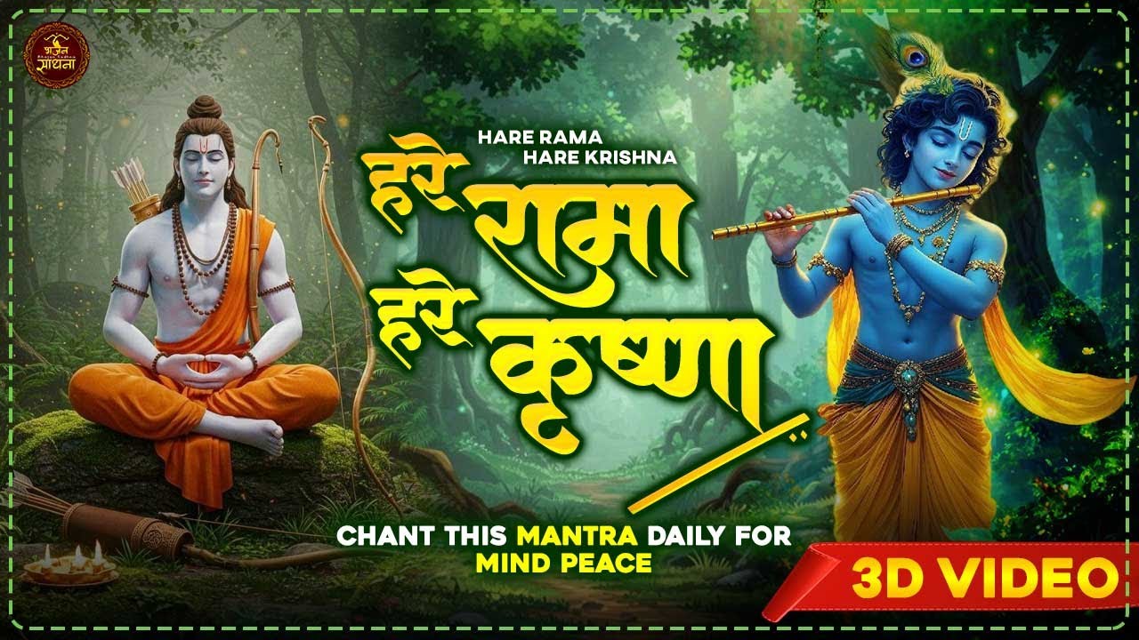 The Greatest Maha Mantra For Inner Peace : HARE RAMA, HARE KRISHNA | Ram Krishna Mantra #ramkrishna
