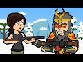 Wukong & Misty Meadows Mountain | The Squad (Fortnite Animation)