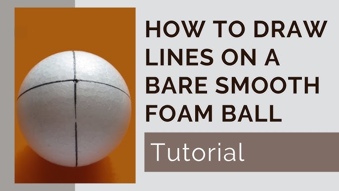 How to divide a polystyrene ball