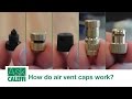 How do air vent caps work?