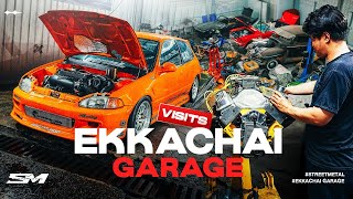 Visits : Ekkachai garage สำนักทำรถซิ่ง แต่รถอเมริกัน เต็มอู่