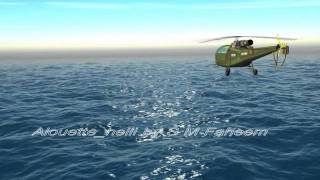 Alouette 3 Helicopter.avi