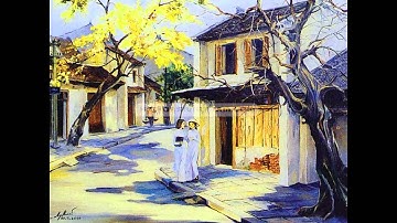 Tranh phố cổ Hà Nội, tranh treo tường, tranh bộ