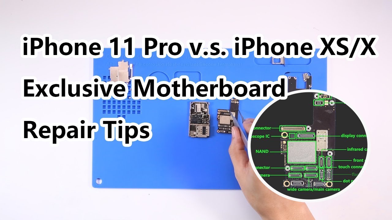 Picture of iPhone 11 Pro Motherboard Separation and Restoration | Motherboard ...