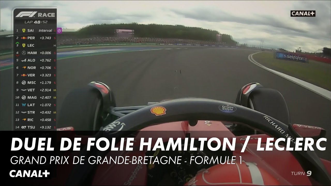 Duel incroyable entre Leclerc et Hamilton ! - Grand Prix de Grande ...