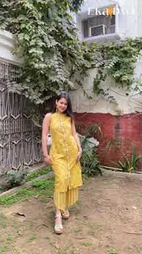 Styling A Cotton Kurta Set | Eka Dwi Yellow Button Down Kurta Set Styling