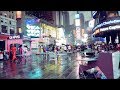 Times Square on rainy night. 3D audio. NYC Ambient scenes. G85 12-60mm f3.5