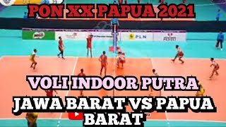 HIGHLIGHT VOLI INDOR PUTRA JAWA BARAT VS PAPUA BARAT PON XX PAPUA 2021