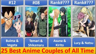 Ranked, The 25 Best Anime Couples of All Time