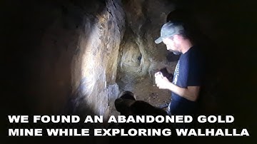 WE FOUND AN OLD GOLD MINE WHILE EXPLORING WALHALLA