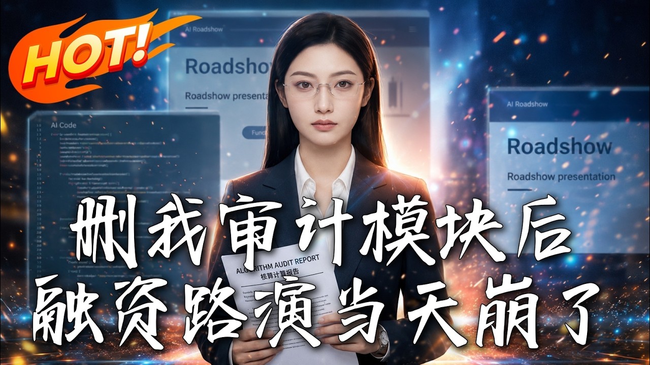 審計模塊被刪？融資路演現場AI反轉打臉