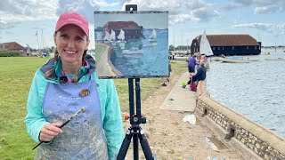 How To Paint Dinghy Boats! Plein air Demonstration