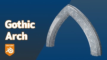How to Model Gothic Arches in Blender 3D [CC]