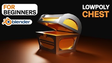 Low-poly Chest | Blender 3.0  | For beginners
