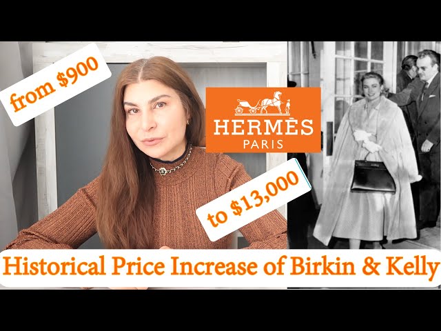 Hermes Historical Price Increase for Birkin & Kelly from $900 to