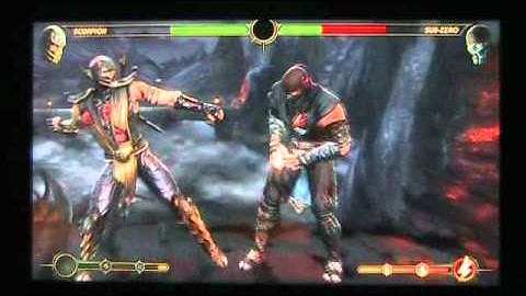 MK9 Demo - Easy 51% Wall Kombo, Scorpion
