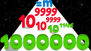 Big Numbers Run And Merge vs Pushharder - Level Up Number (ASMR, Max Level) New Update