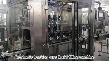 4 head tracking type liquid filling machine