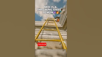 Bro is a MENACE with the Throwing Knives😲😈🔪🔥 #warzone #rebirthisland #callofduty #fyp