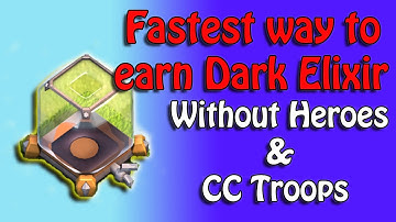 FASTEST, EASIEST & CHEAPEST DARK ELIXIR FARMING STRATEGY | WITHOUT HEROES & CC | Clash of Clans