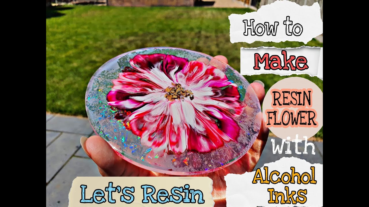 How to make Flower Coasters - Resin Starter Kit Full Tutorial 