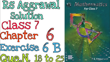 Rs Aggarwal class 7 Exercise 6B Question number 18 to 25 | Algebraic expressions | MD Sir