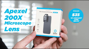Apexel 200 X Microscope Lens for iPhone and Android