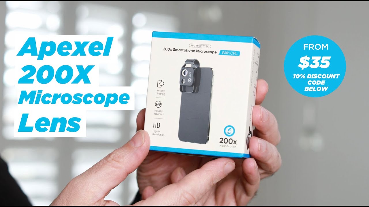 APEXEL 400X-800X HD Microscope Lens Handheld Portable USB Digital Microscope  Optical Instruments Electron Microscopes with LED