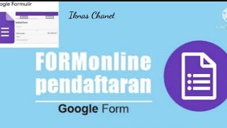 Membuat formulir pendaftaran calon peserta didik baru, mengunakan Google form|| Iknas Subang